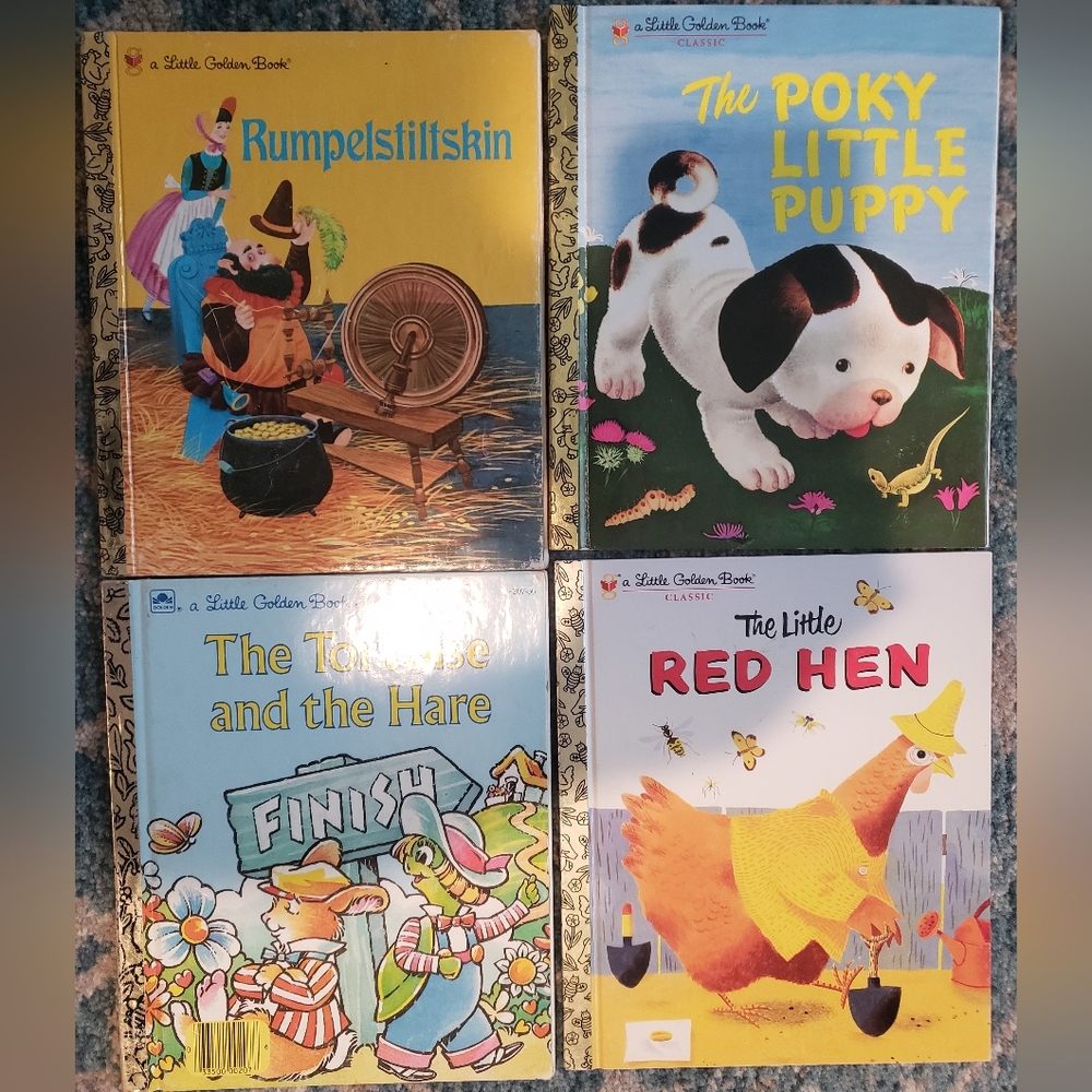 Little Golden Books Lot (4)